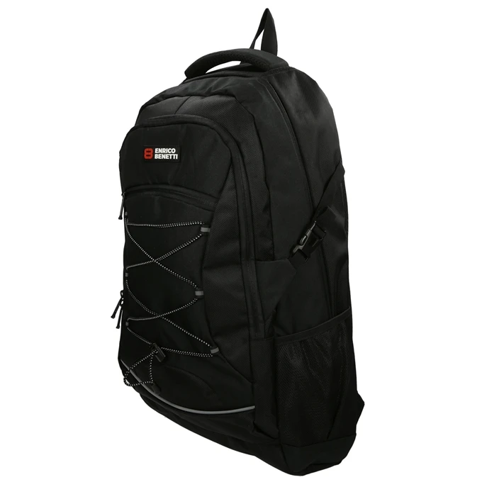 Enrico Benetti Yellow Stone 17'' Laptop Rugzak Zwart 4 Enrico Benetti Yellow Stone 17'' Laptop Rugzak Zwart - Afbeelding 4