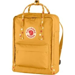 Fjallraven Kanken Ochre-confetti Pattern -Mode Tassen Winkel image 7241