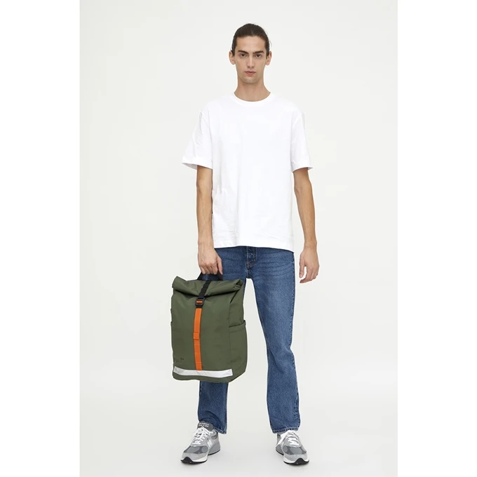 Lefrik Lars Roll Backpack Vandra Dark Sage Ripstop 3 Lefrik Lars Roll Backpack Vandra Dark Sage Ripstop - Afbeelding 3