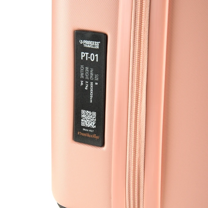 Princess Traveller PT-01 Deluxe Cabin Trolley Peony Pink 5 Princess Traveller PT-01 Deluxe Cabin Trolley Peony Pink - Afbeelding 5