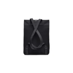 Rains Rucksack W3 Black -Mode Tassen Winkel image 7754