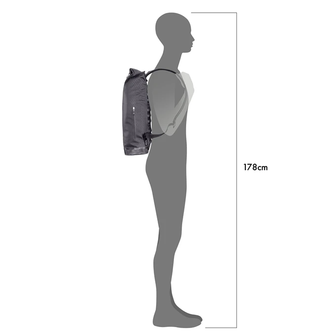 Ortlieb Metrosphere Daypack 23L Black-embossed 2 Ortlieb Metrosphere Daypack 23L Black-embossed - Afbeelding 2