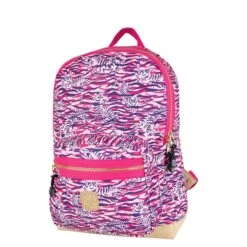 Pick & Pack Tiger Skin Backpack M Rosa -Mode Tassen Winkel image 7905