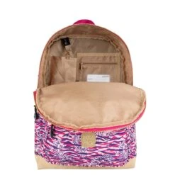 Pick & Pack Tiger Skin Backpack M Rosa -Mode Tassen Winkel image 7908