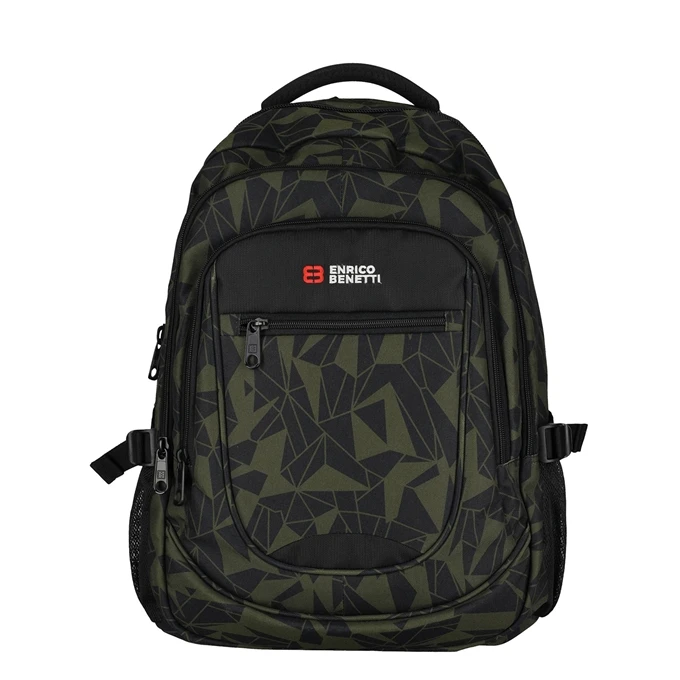 Enrico Benetti Santa Cruz 17.3" Laptop Rugtas Olijfgroen 1 Enrico Benetti Santa Cruz 17.3" Laptop Rugtas Olijfgroen