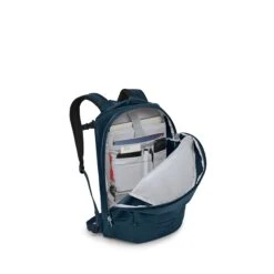 Osprey Transporter Panel Loader Backpack Venturi Blue -Mode Tassen Winkel image 8040