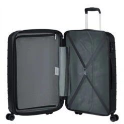 American Tourister Speedstar Spinner 67 Expandable Black -Mode Tassen Winkel image 815