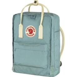 Fjallraven Kanken Rugzak Sky Blue-light Oak -Mode Tassen Winkel image 8396