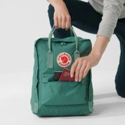 Fjallraven Kanken Rugzak Sky Blue-light Oak -Mode Tassen Winkel image 8399