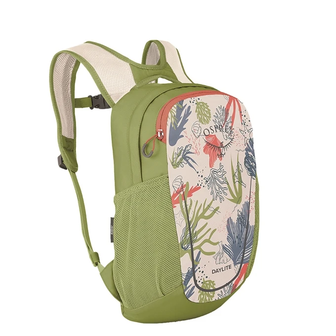Osprey Daylite Kids Backpack Coral Life Print Green 1 Osprey Daylite Kids Backpack Coral Life Print Green