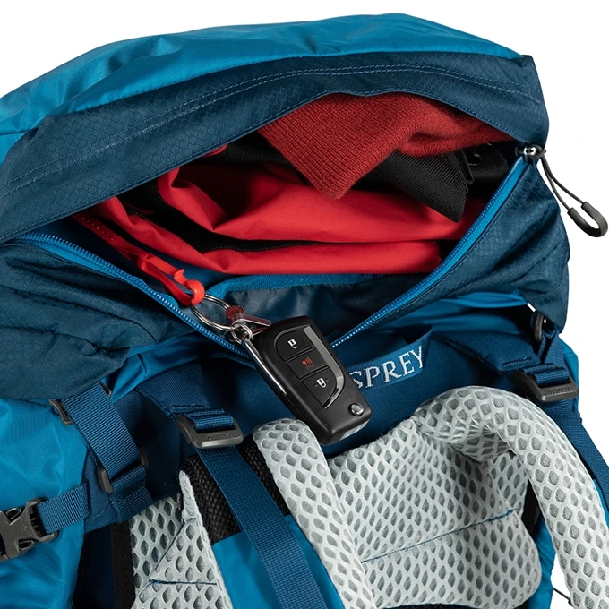 Osprey Atmos AG LT 65 L/XL Night Shift/scoria Blue 16 Osprey Atmos AG LT 65 L/XL Night Shift/scoria Blue - Afbeelding 16