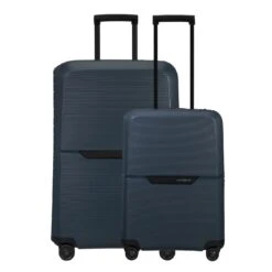Samsonite Magnum Eco Spinner 55 + 75 Set Midnight Blue