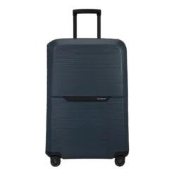 Samsonite Magnum Eco Spinner 55 + 75 Set Midnight Blue -Mode Tassen Winkel image 956