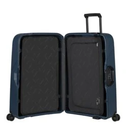 Samsonite Magnum Eco Spinner 55 + 75 Set Midnight Blue -Mode Tassen Winkel image 958