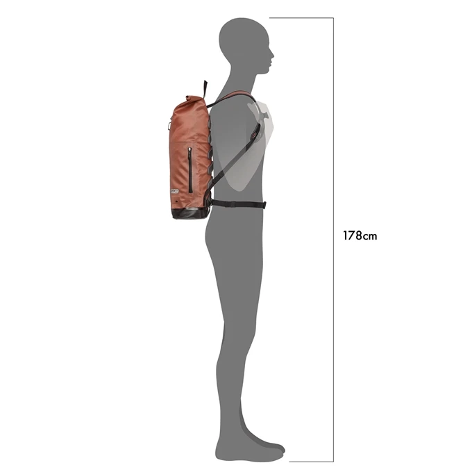 Ortlieb Commuter-Daypack City 21L Rooibos 2 Ortlieb Commuter-Daypack City 21L Rooibos - Afbeelding 2